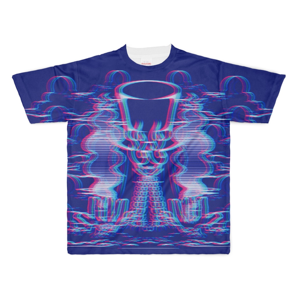 T-shirt "BASS HERO SMOKE" フルグラフィック NV