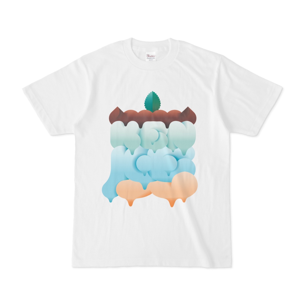 T-shirt "魔印 CAKE CHOCOLATE MINT" WHGRBL