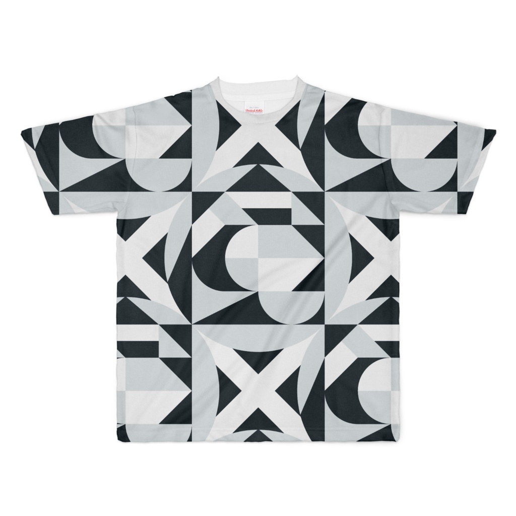T-shirt "BLOCK" フルグラフィック WHGYBK