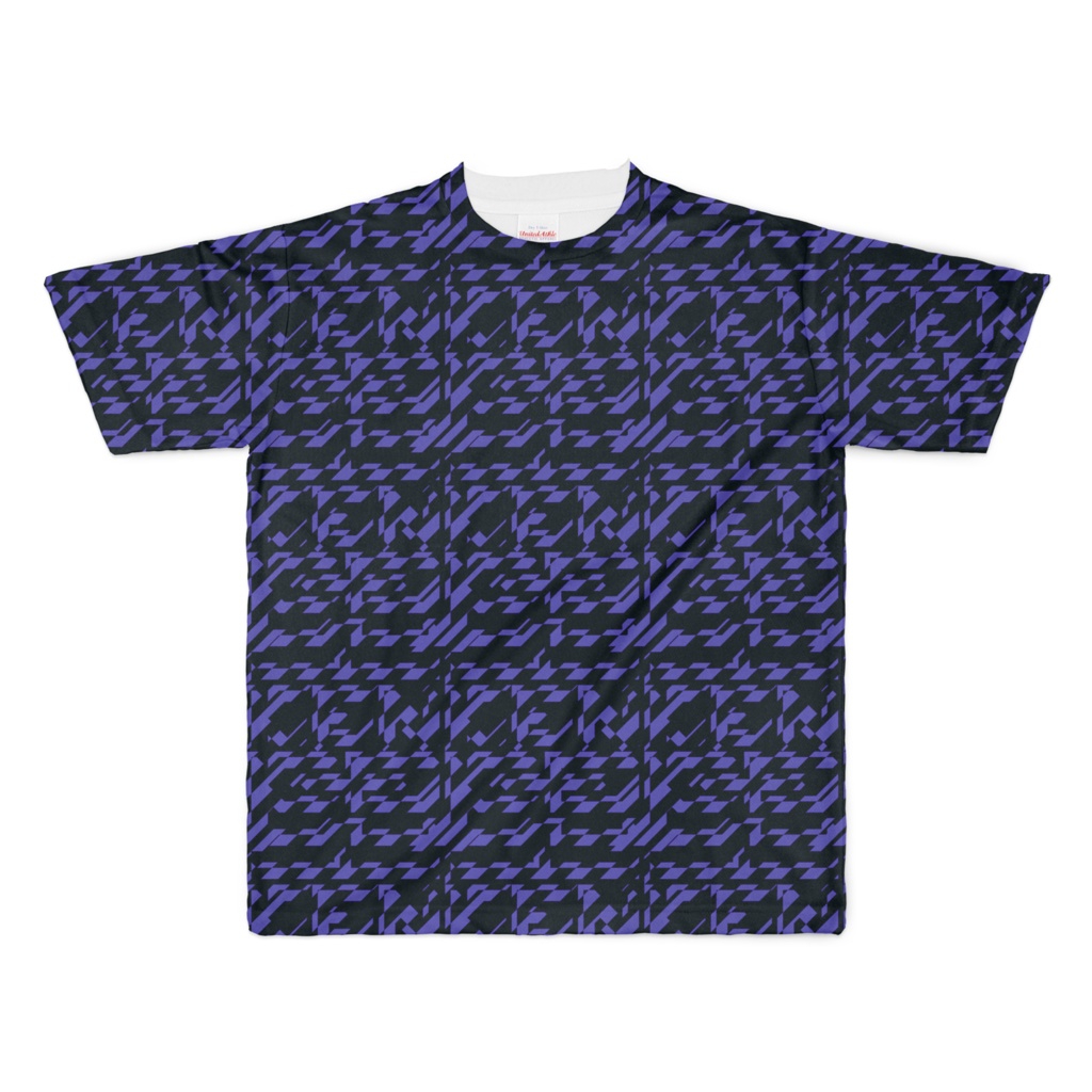 T-shirt "魔印 SQUARE" フルグラフィック BKPU