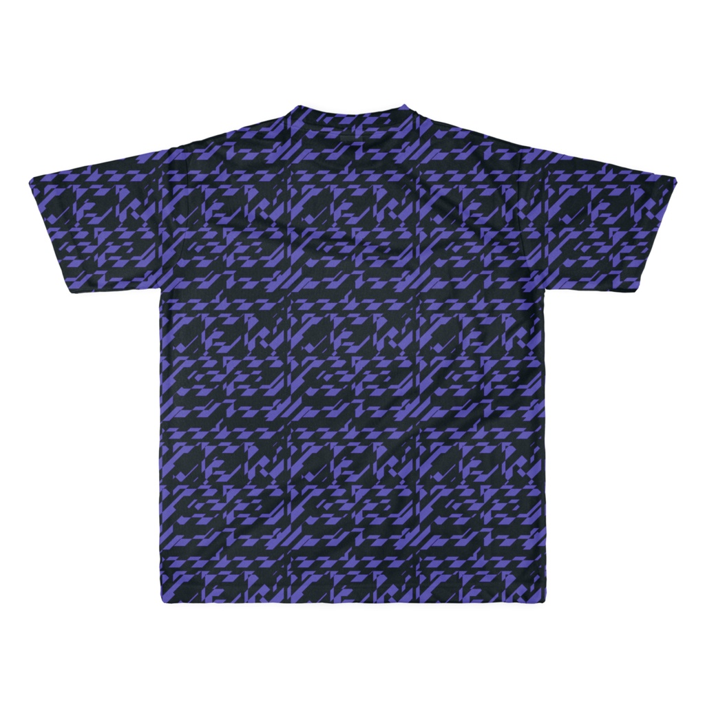 T-shirt "魔印 SQUARE" フルグラフィック BKPU