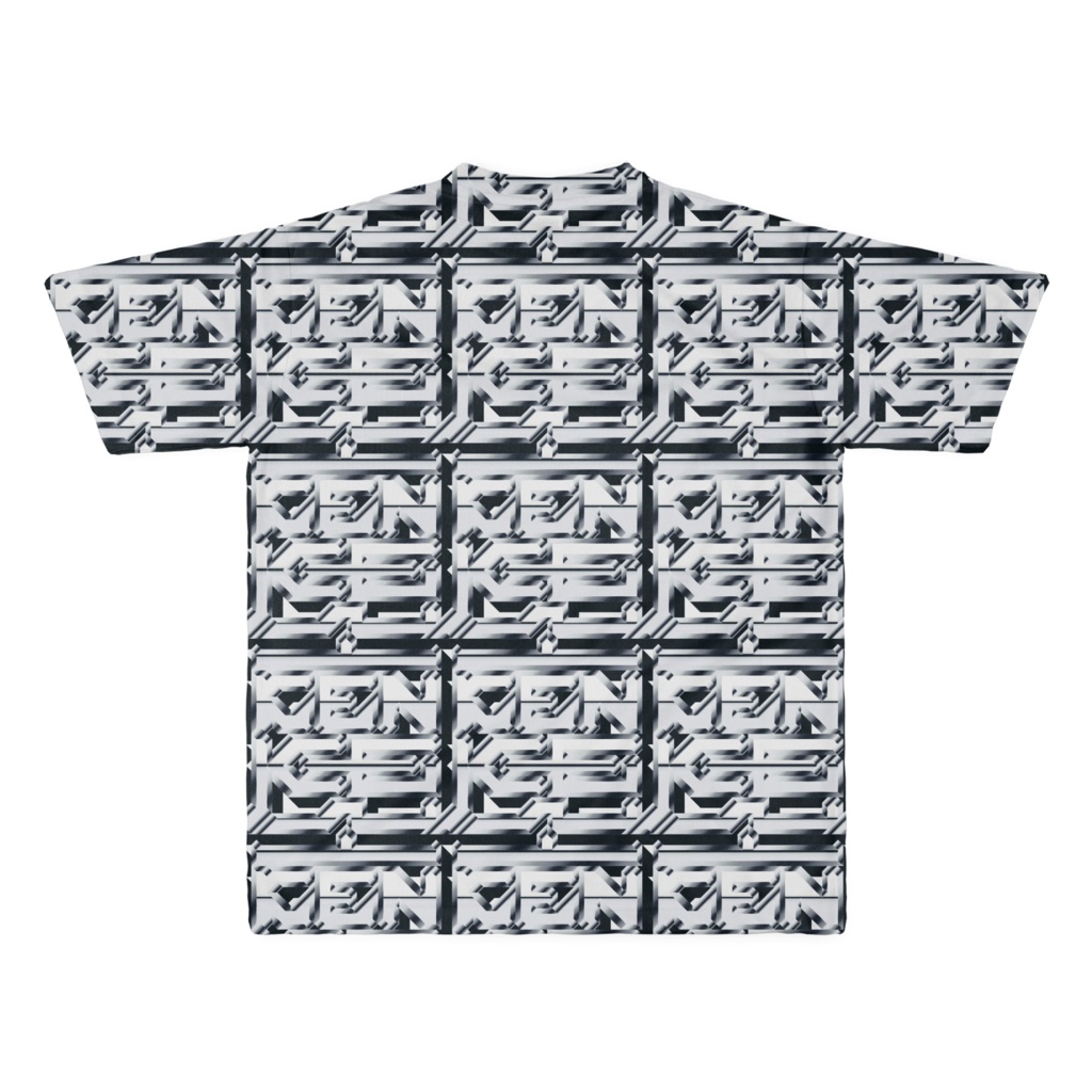 T-shirt "魔印 METAL SQUARE" フルグラフィック GYWH