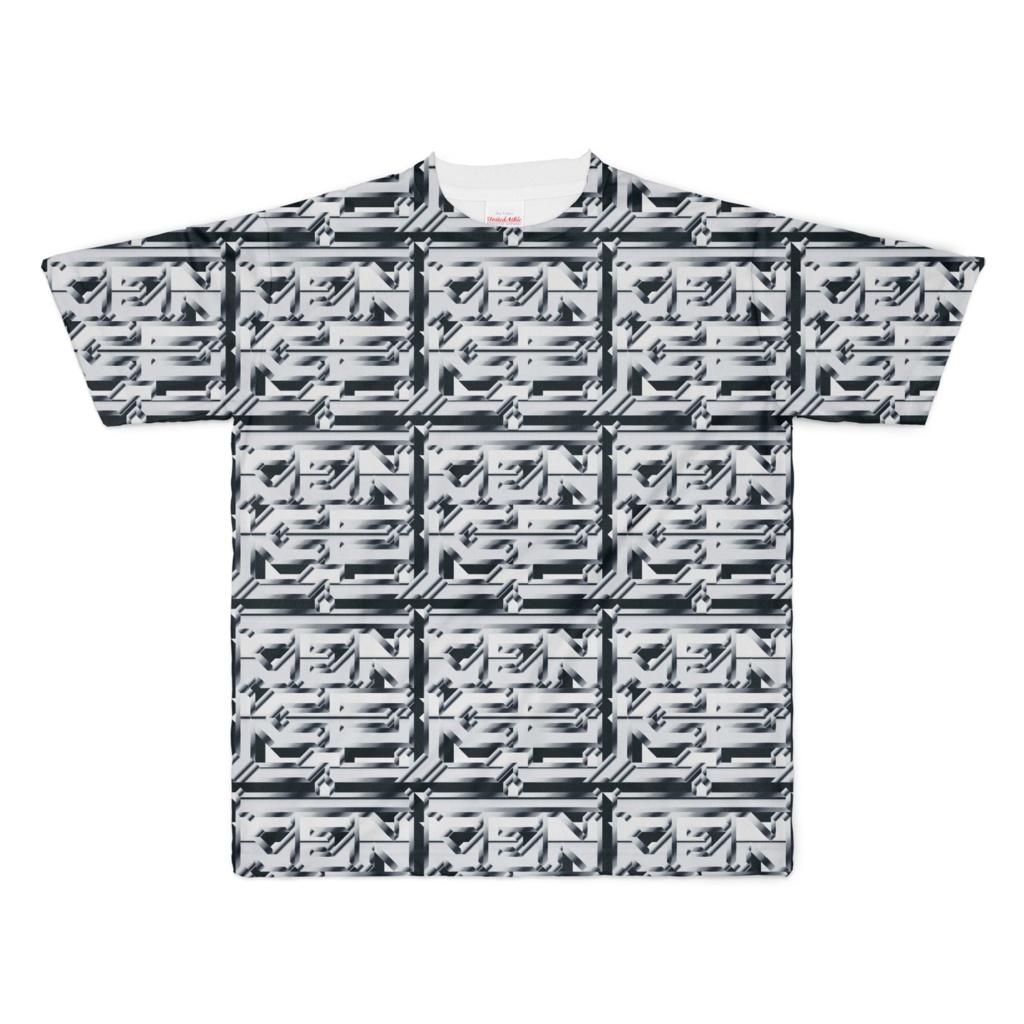 T-shirt "魔印 METAL SQUARE" フルグラフィック GYWH