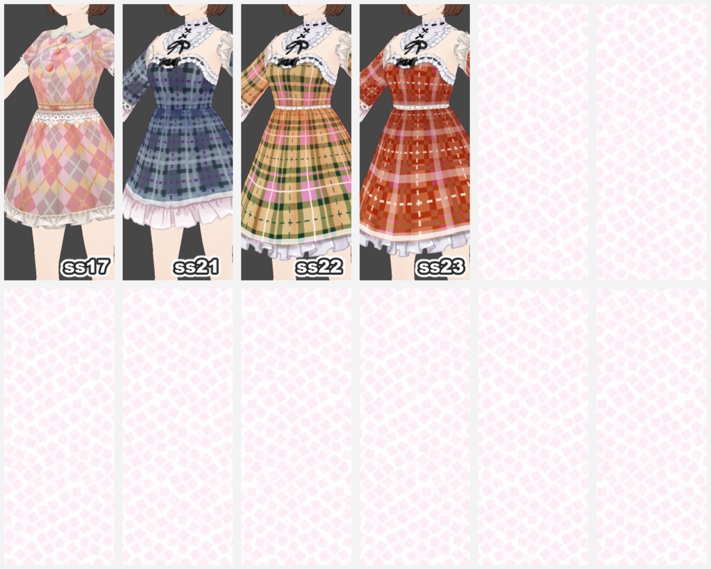 【VRoid用PNG】One-piece dress100