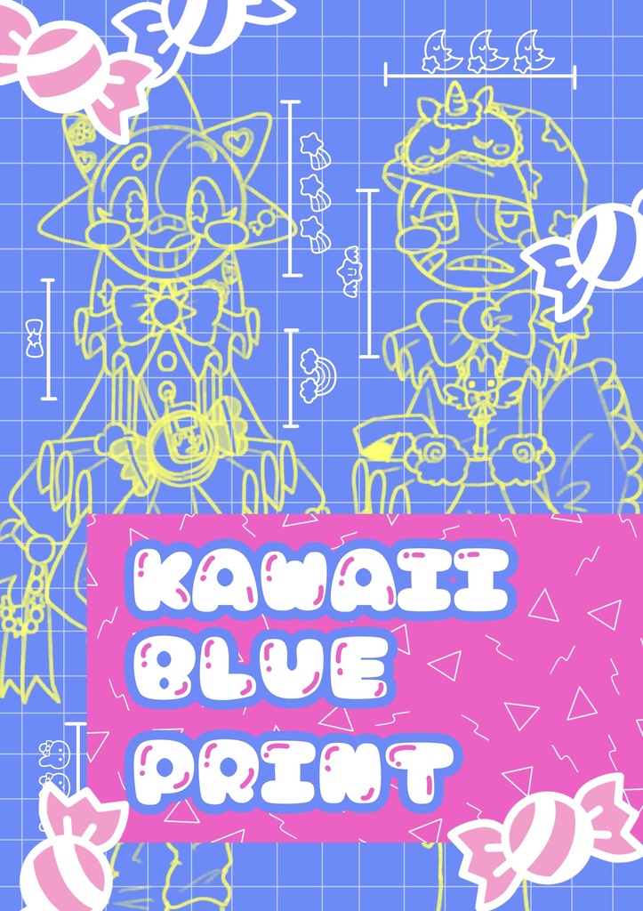 KAWAII BLUE PRINT