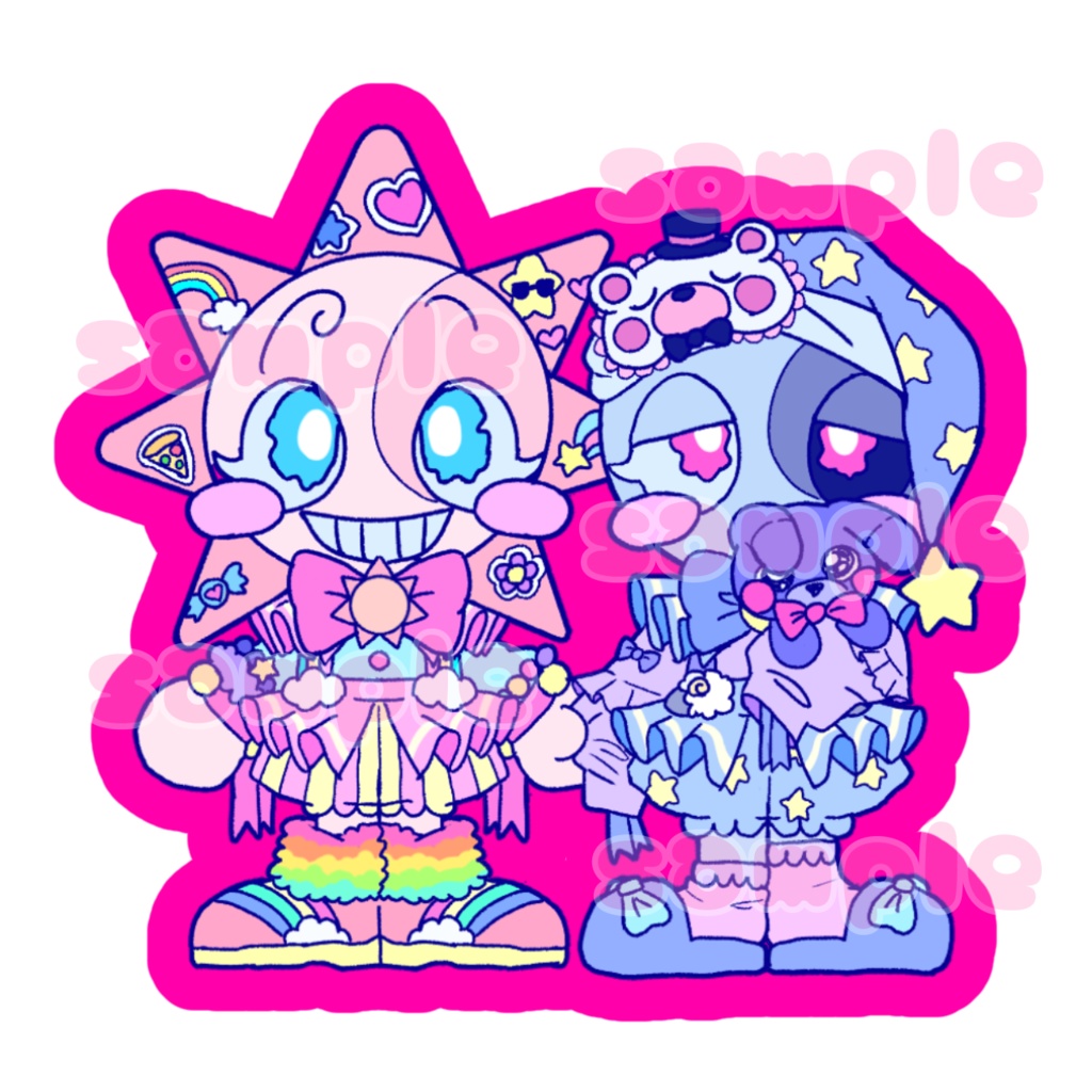 KAWAIIアクリルキーホルダー