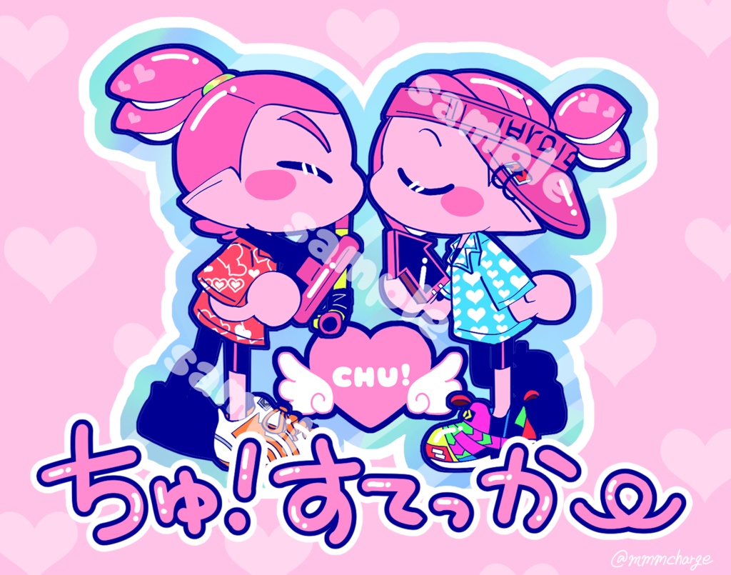 CHU！ステッカー