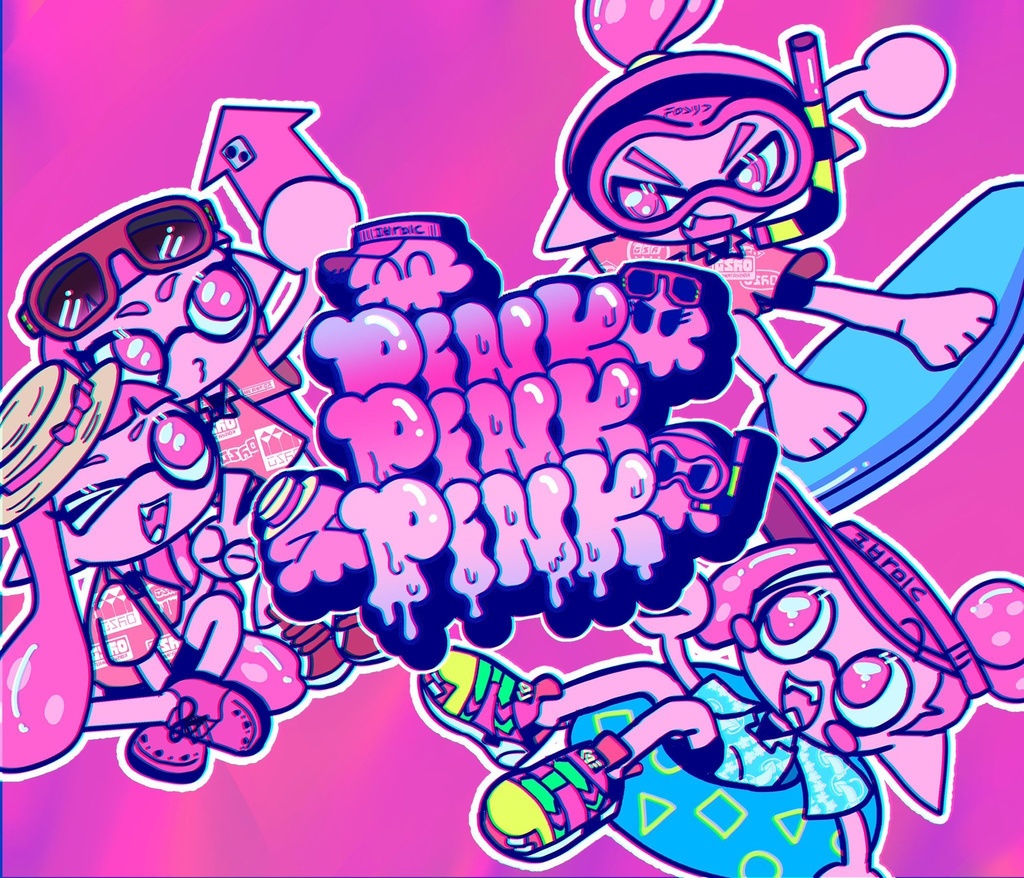 PINKステッカーセット