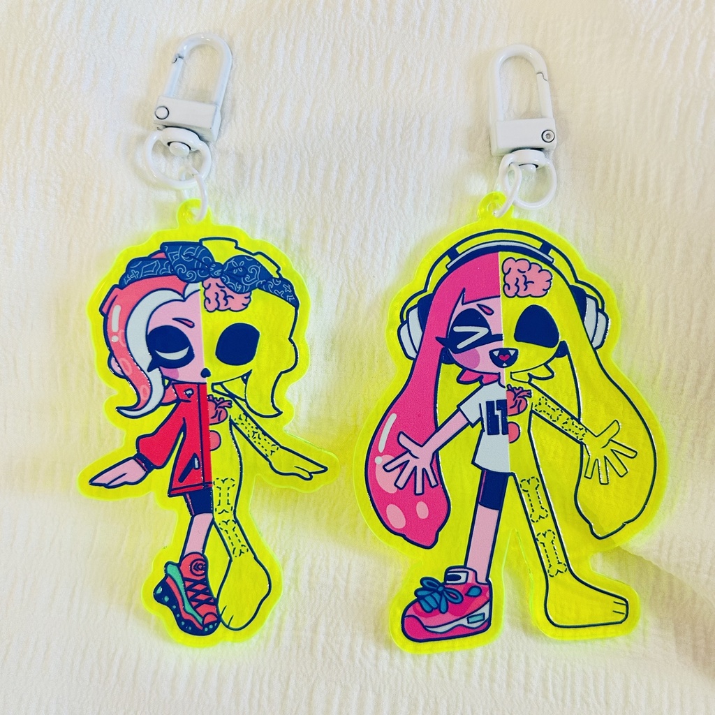 インクリングのふしぎアクキー