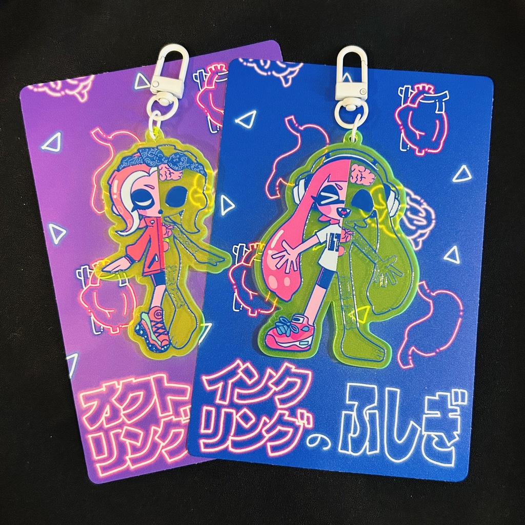 インクリングのふしぎアクキー