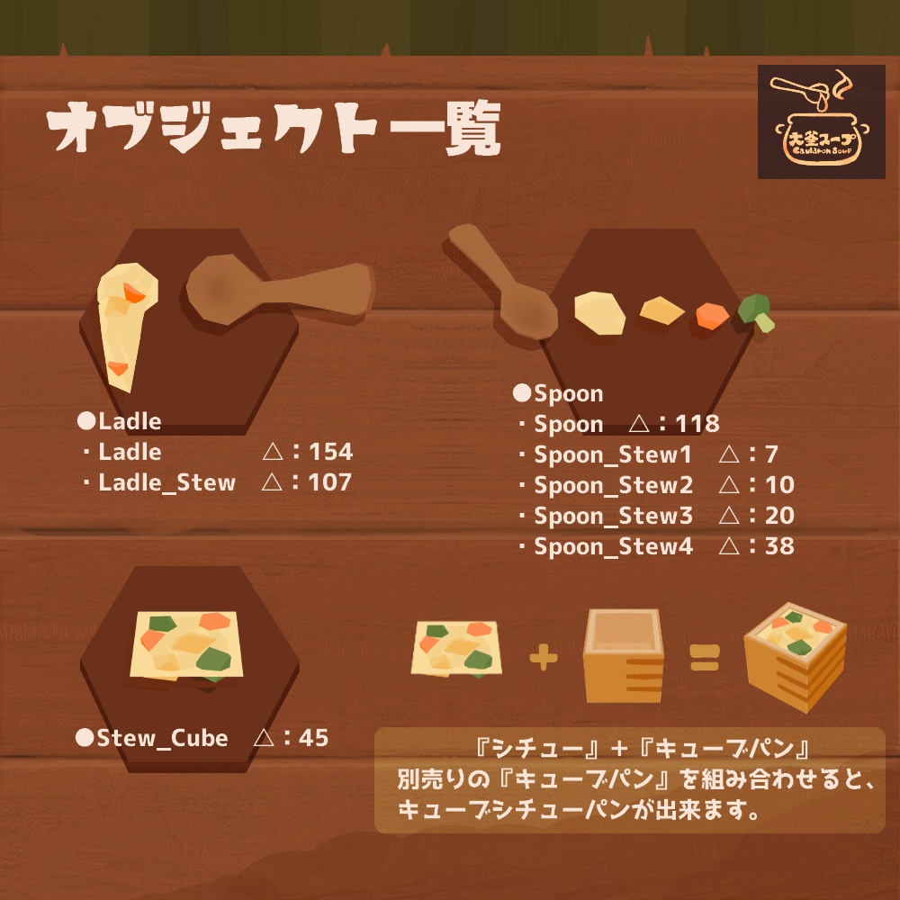 3Dモデル『シチュー』(ver.2.0.1)