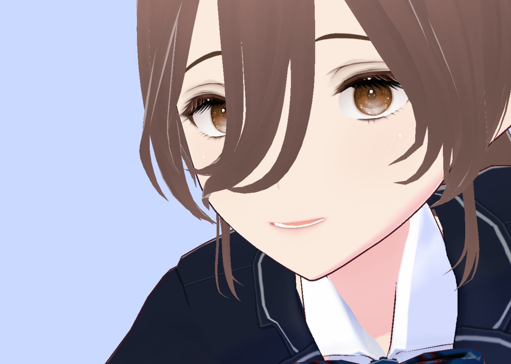 【制服の女子】３Dキャラクター