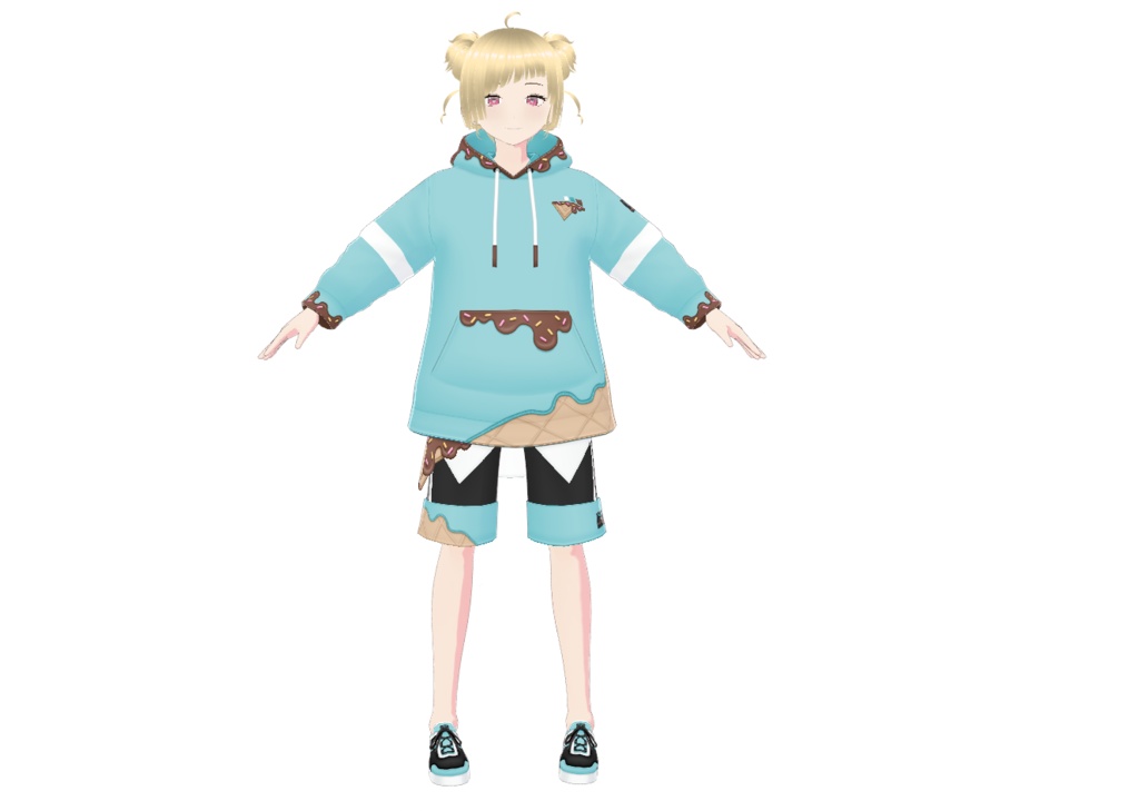 【ケーキ女子】3Dキャラクター - Ｄaira制作部 - 4/4
