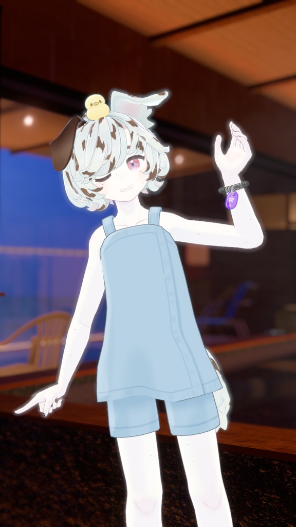 【衣装・小物セット】みんなの湯浴み着セット【7アバター+まめふれんず対応】