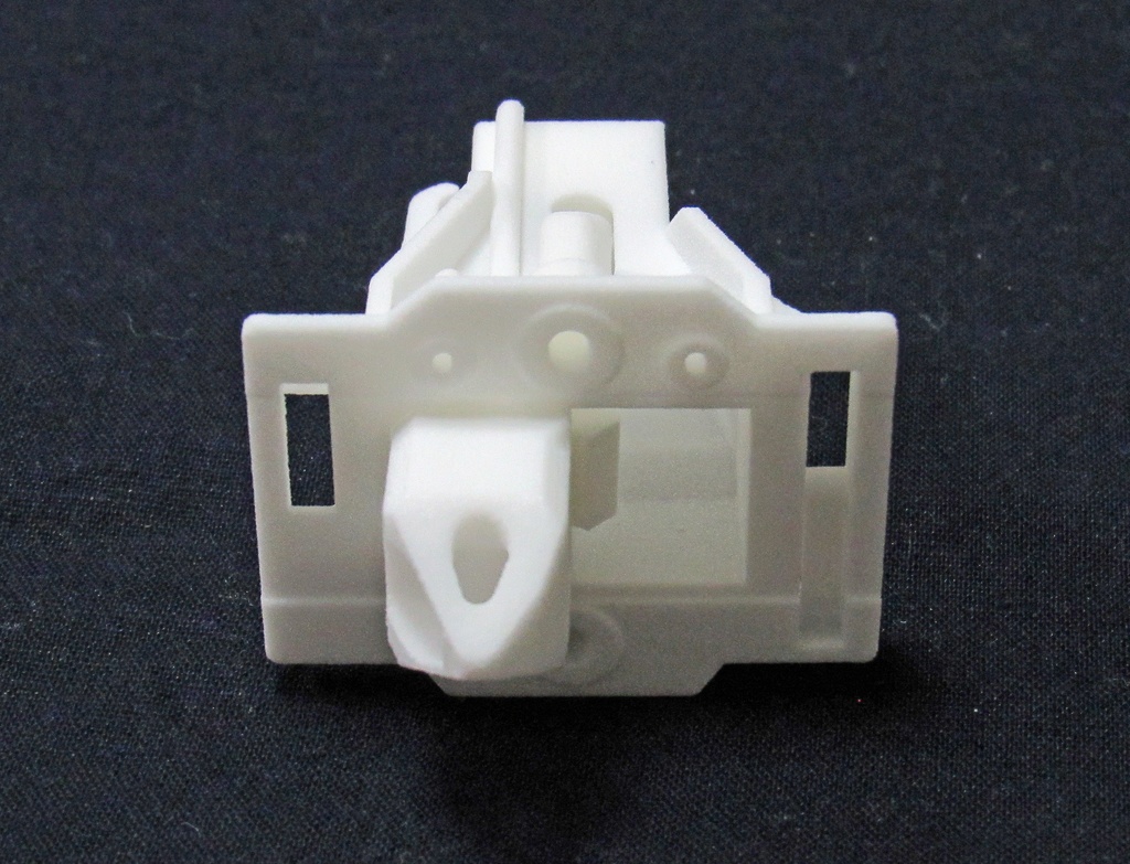 密着式連結器 ミニチュアモデル (無塗装・解放ハンドル保持ギミックなし)