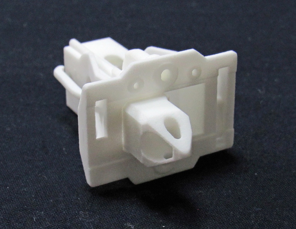 密着式連結器 ミニチュアモデル (無塗装・解放ハンドル保持ギミックなし)