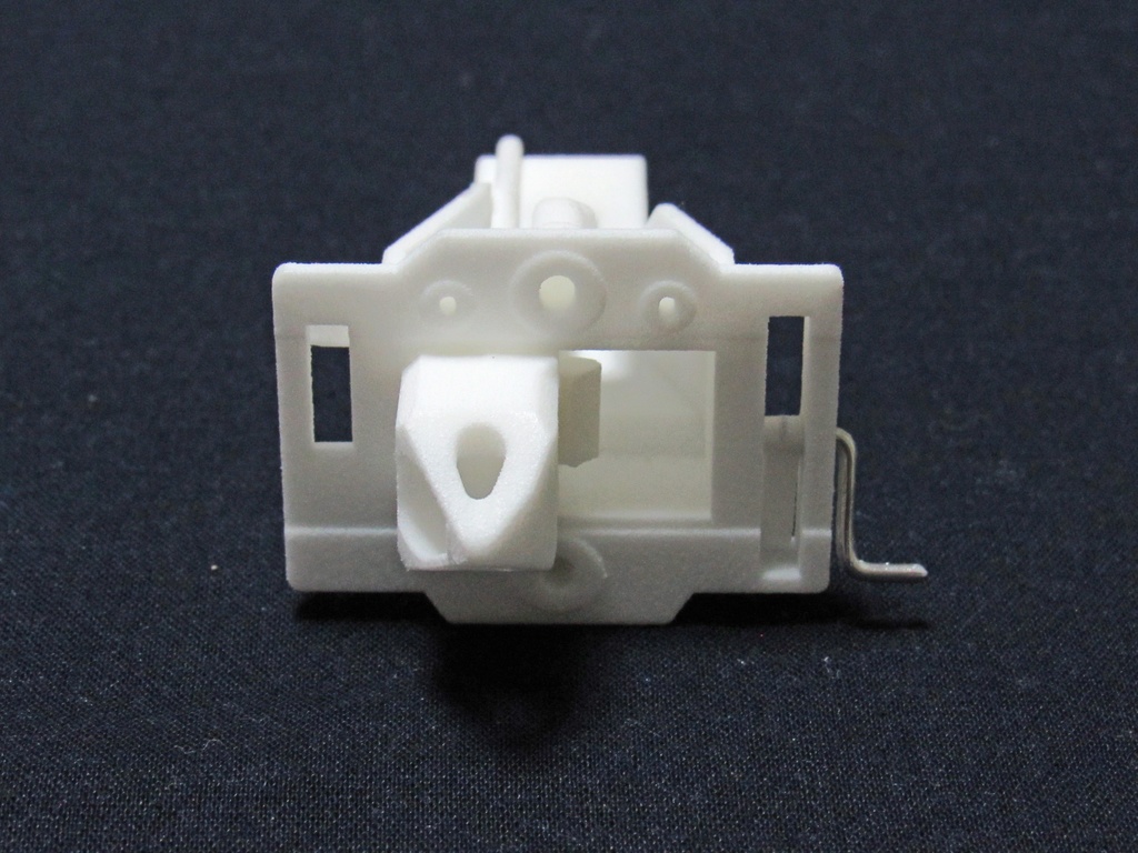密着式連結器 ミニチュアモデル (無塗装・解放ハンドル保持ギミックあり)