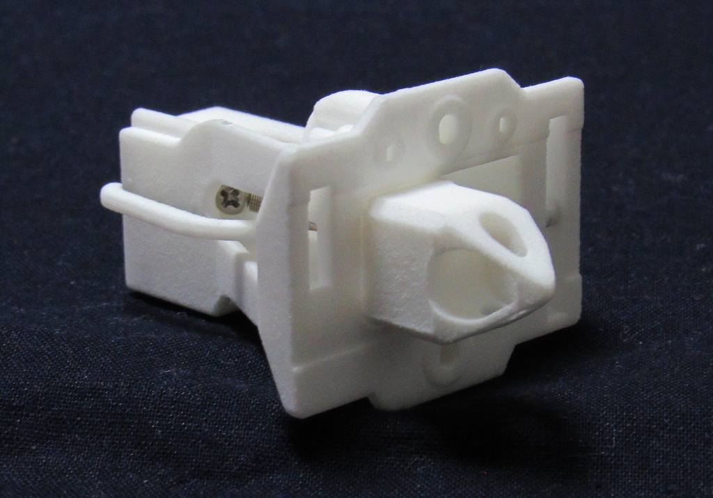 密着式連結器 ミニチュアモデル (無塗装・解放ハンドル保持ギミックあり)