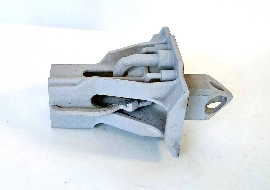 密着式連結器 ミニチュアモデル (ライトグレー塗装済み・解放ハンドル保持ギミックあり)