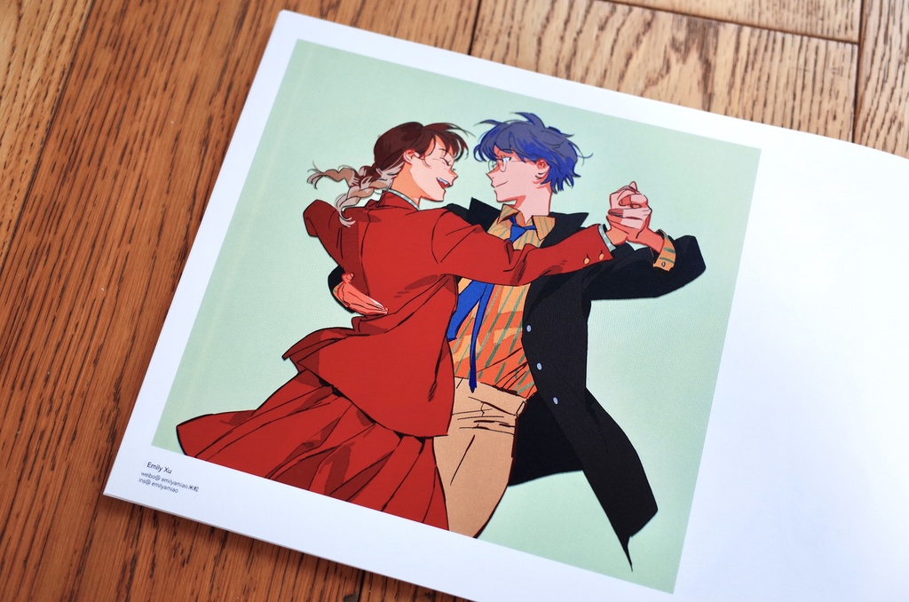 【非売品】WOLO 同人画集+パラパラ漫画+アニメ線画集