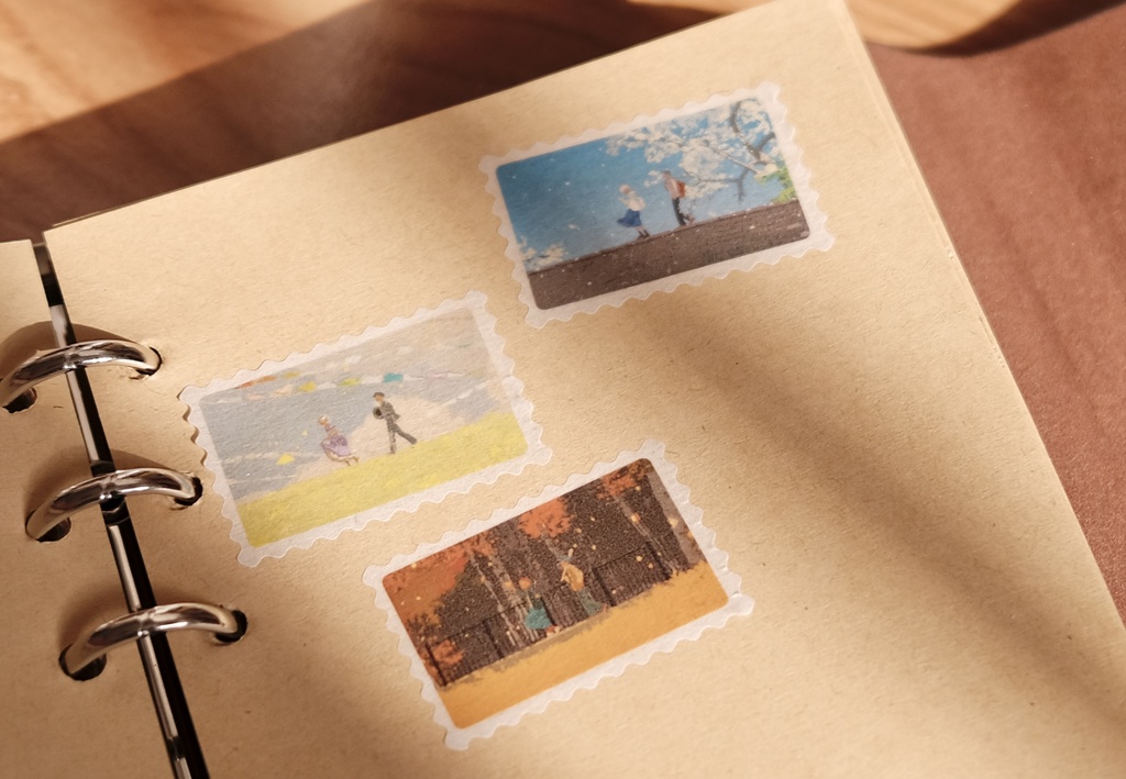 【予約販売】全カット収録 フィルムテープ + 切手風 和紙マスキングテープ