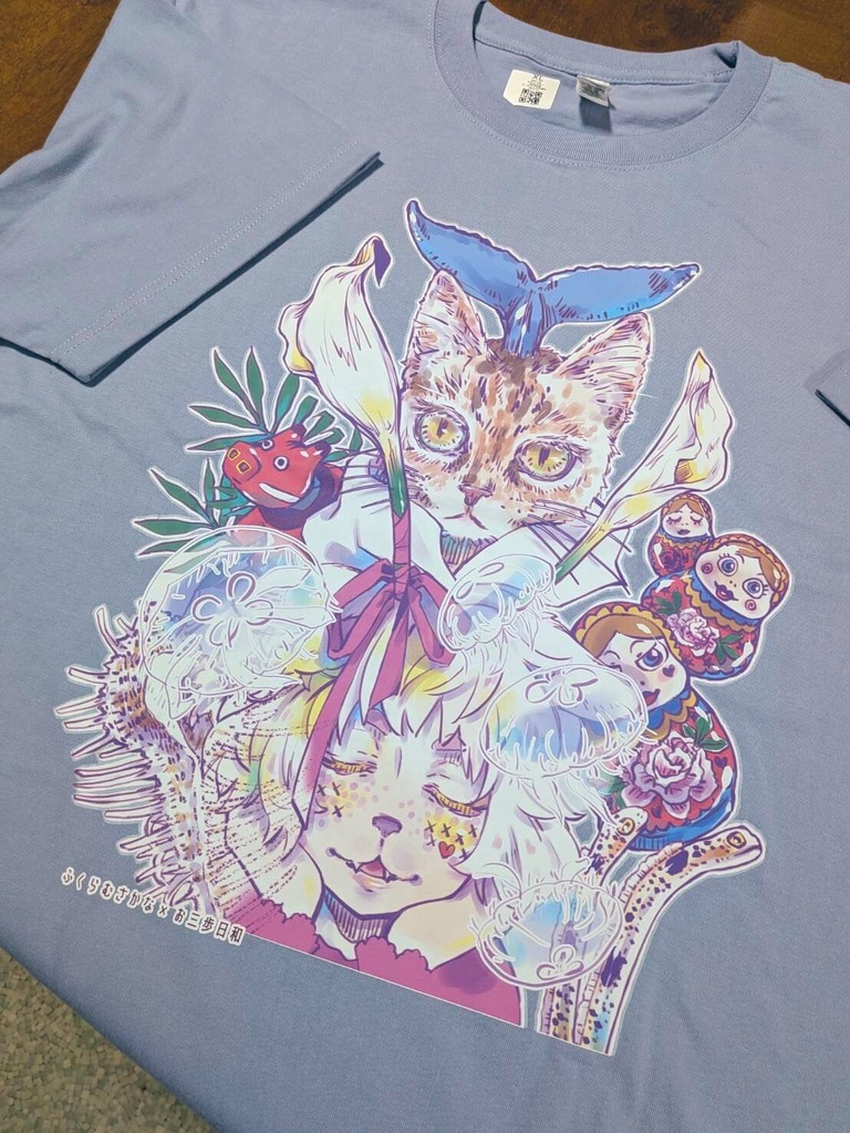 『合同詩集 第2号 自我』表紙イラストTシャツ