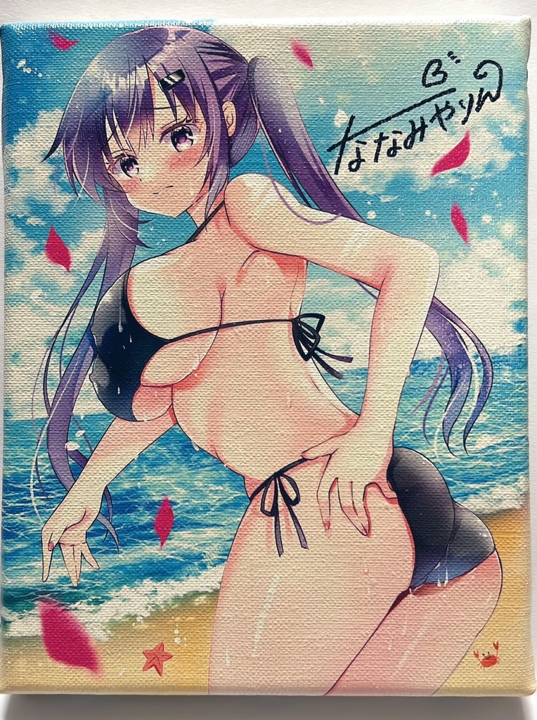 【C105】サマーキャンペーン　激レア　サイン入りF0キャンバスアート