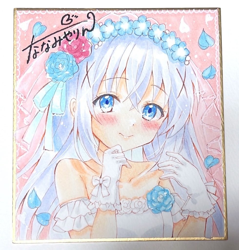ミニ色紙チノ+どうしてもついていきたいココアさんアクキーデコ