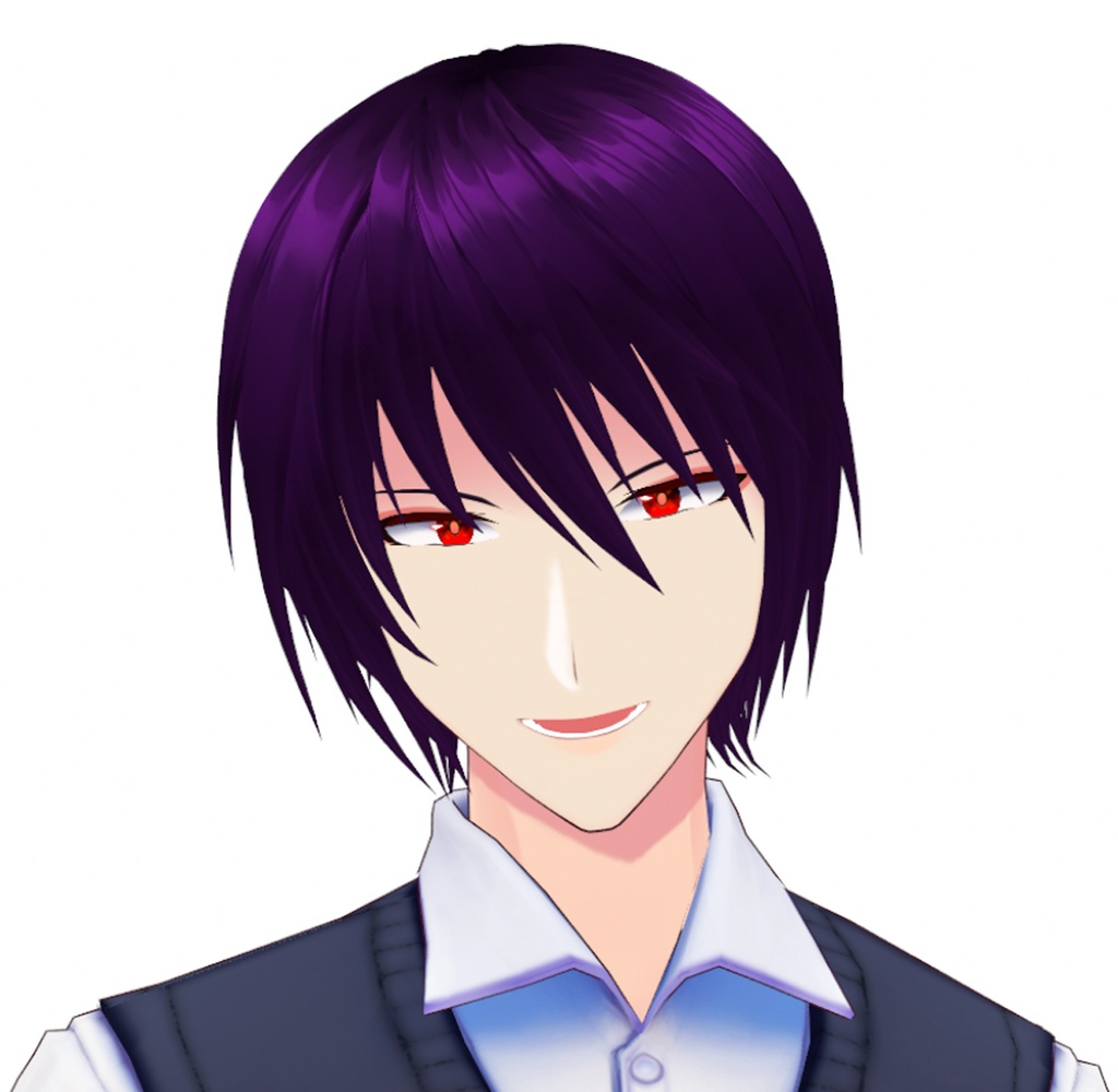 【Vroid】skin & body texture | VRoid用顔、体、肌、瞳テクスチャセット | 男性