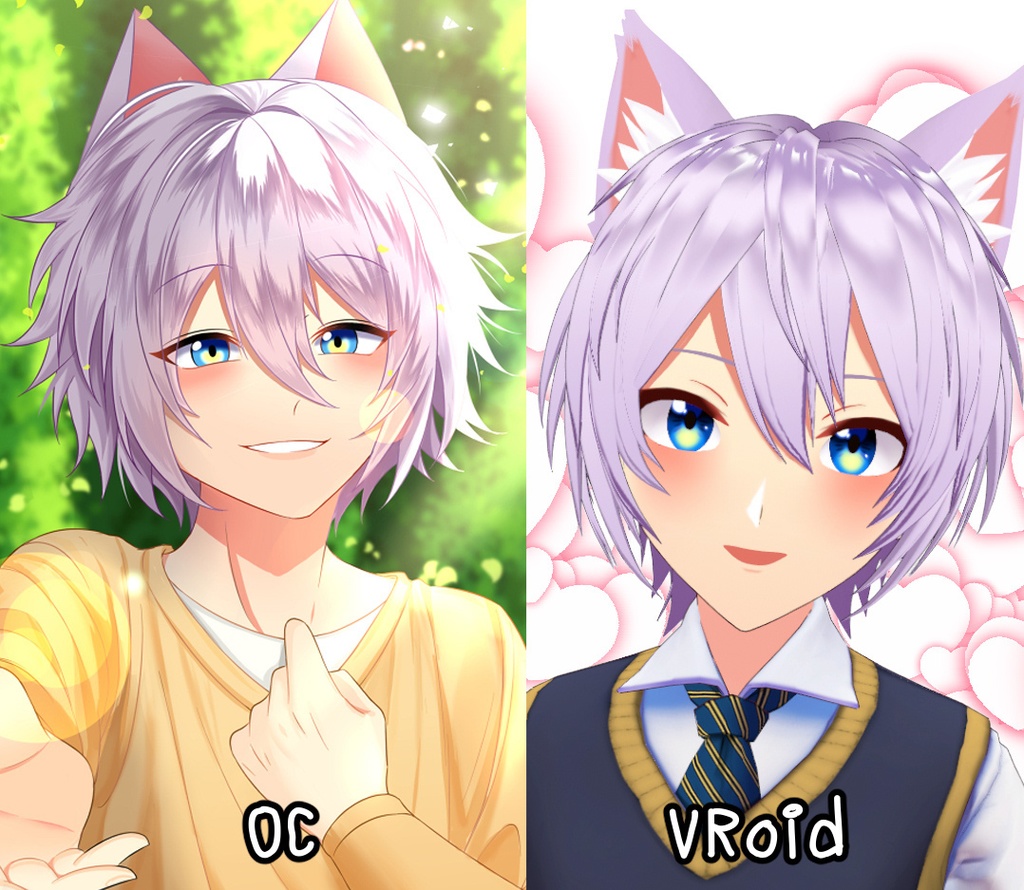 VRoid Hair Preset ヘア セット 【男性】