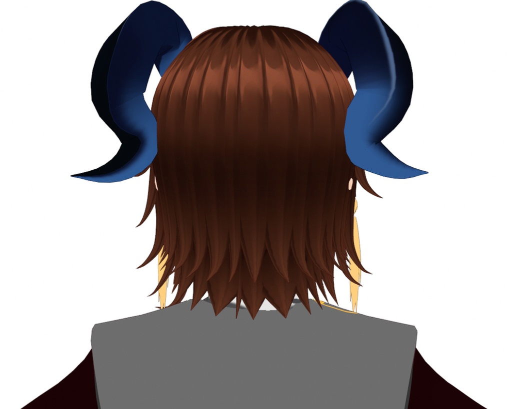 VRoid Hair Preset ヘア セット 【男性】 (Endless Night)