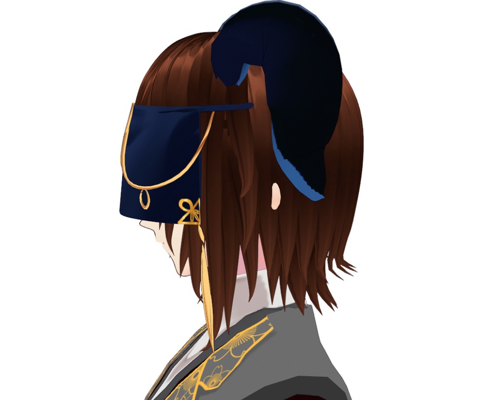 VRoid Hair Preset ヘア セット 【男性】 (Endless Night)