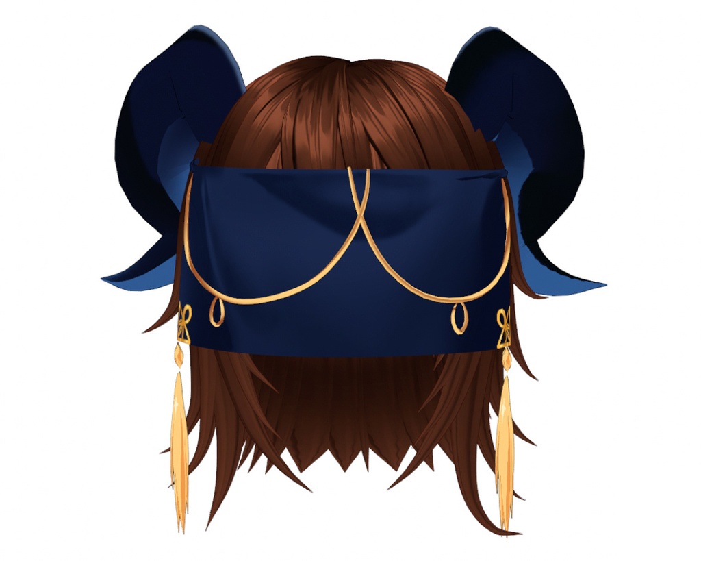 VRoid Hair Preset ヘア セット 【男性】 (Endless Night)