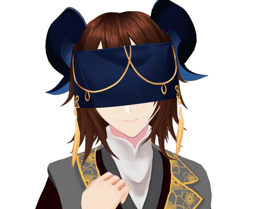 VRoid Hair Preset ヘア セット 【男性】 (Endless Night)