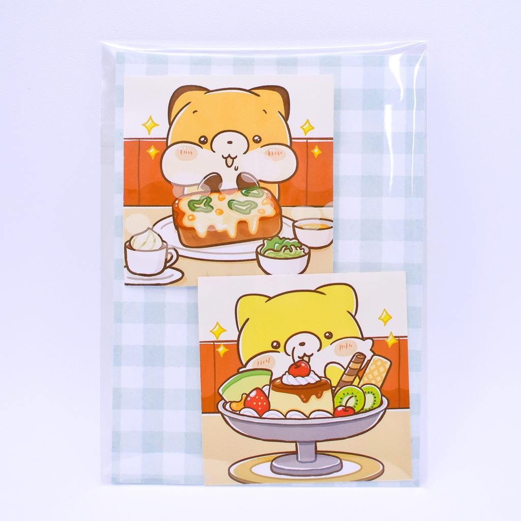 喫茶グルメシールセット（2枚入り）