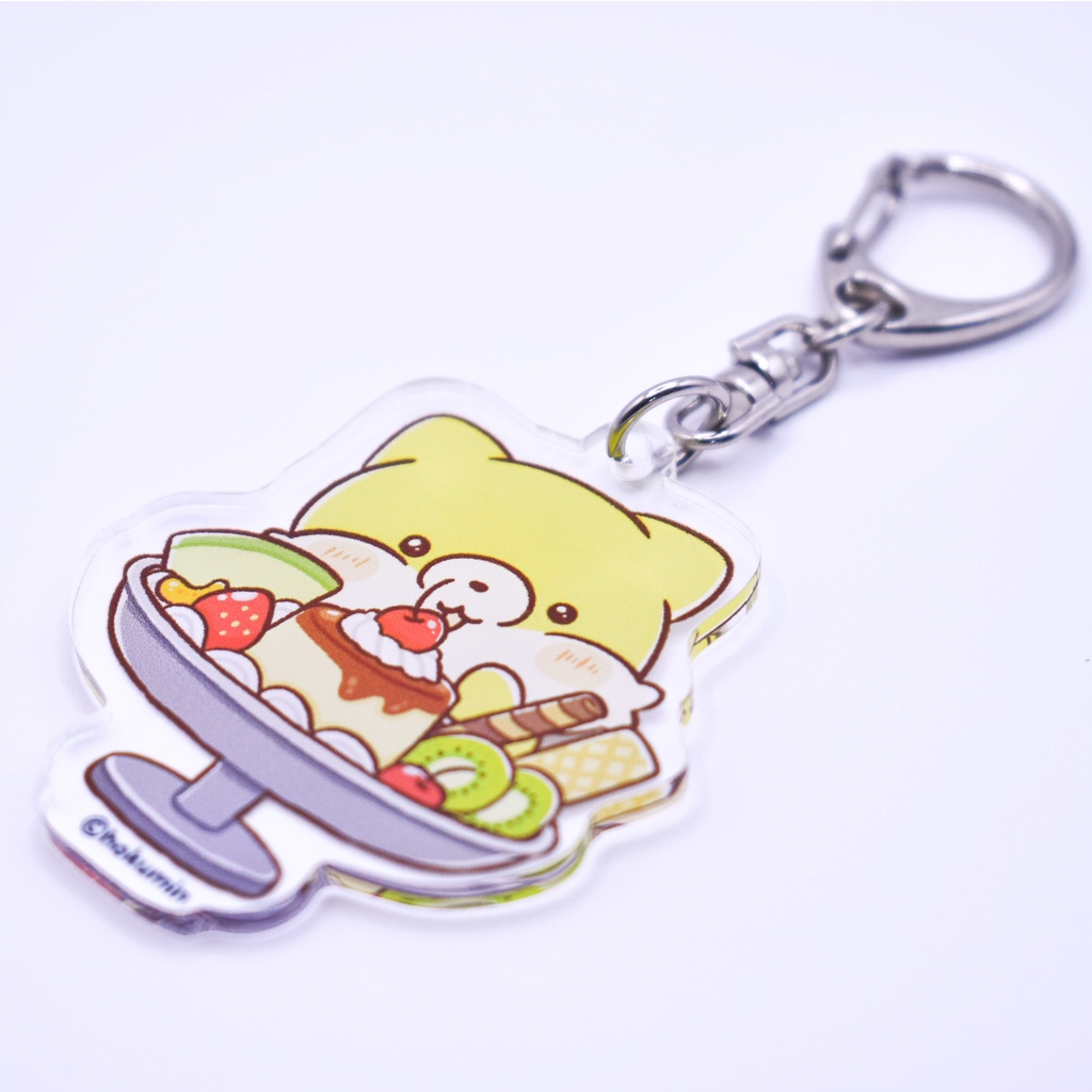 こぎつねちゃんプリンアクリルキーホルダー