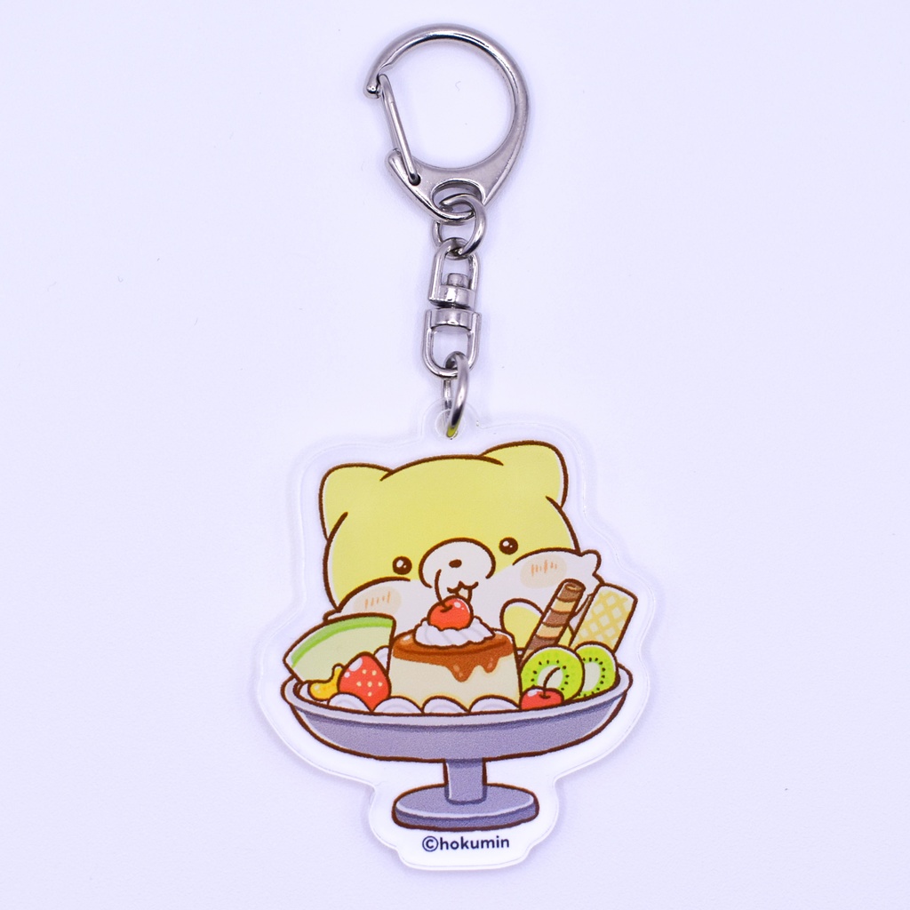こぎつねちゃんプリンアクリルキーホルダー