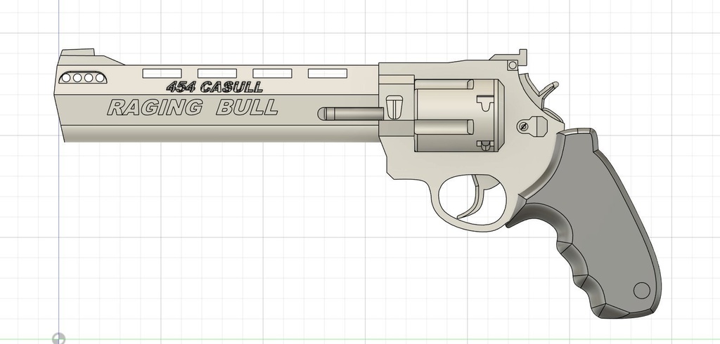 1/12 ハンドガン レイジングブル type