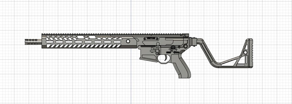 1/12 MCX 16inchハンドガード仕様