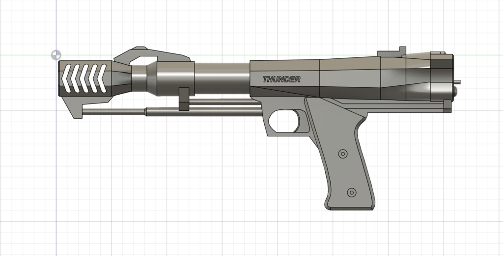 1/12 ハンドガン　トリプルアクションサンダー.BMG type
