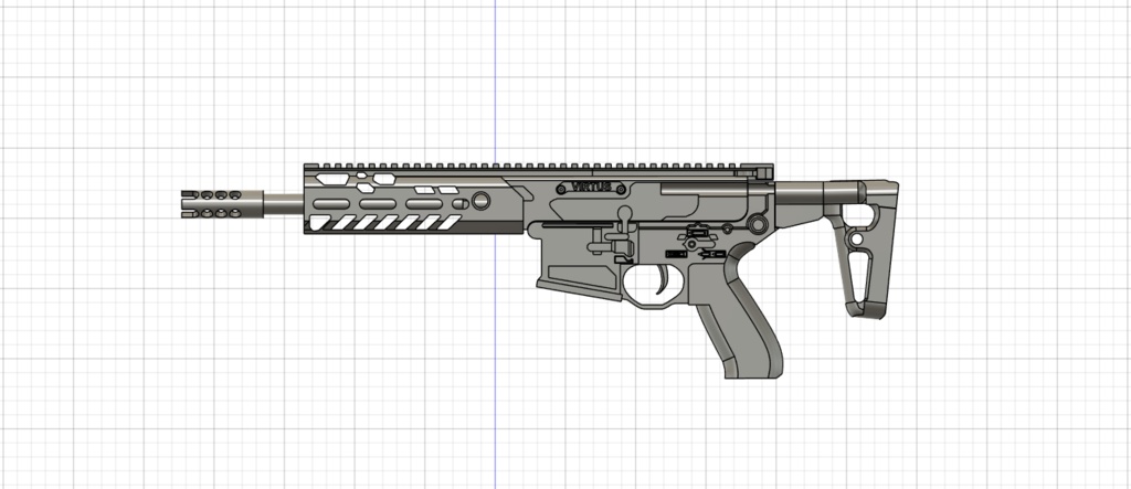 1/12 アサルトライフル　MCX 9inchバレル　type