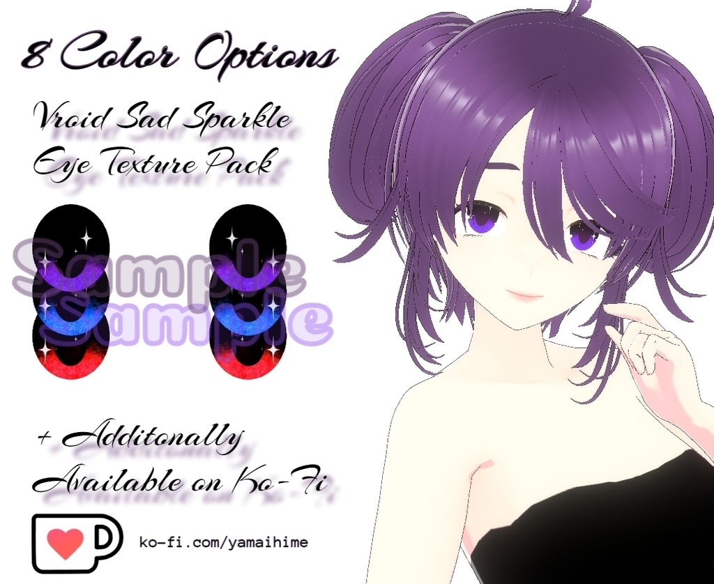Sad Sparkle Eyes (VROID)
