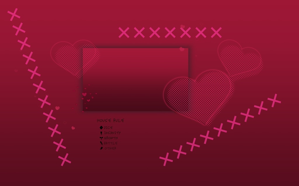 【投げるだけの部屋zip】ハートのお部屋シリーズ【動く素材】