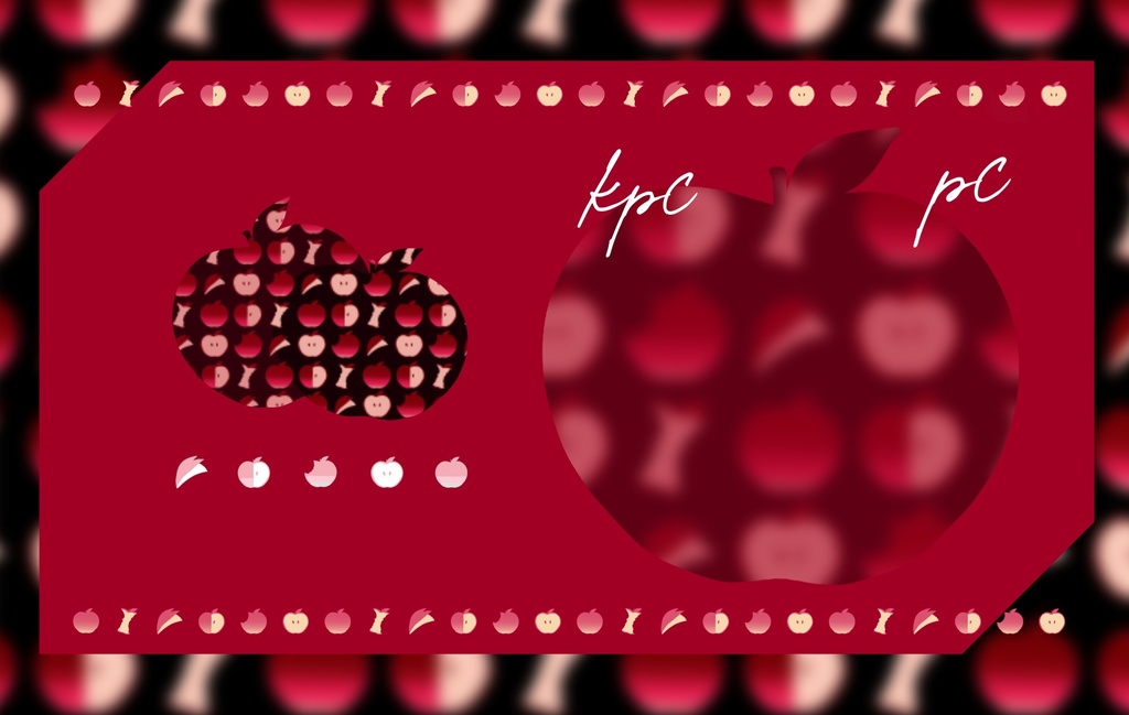 りんごのお部屋【ココフォリア部屋zip】