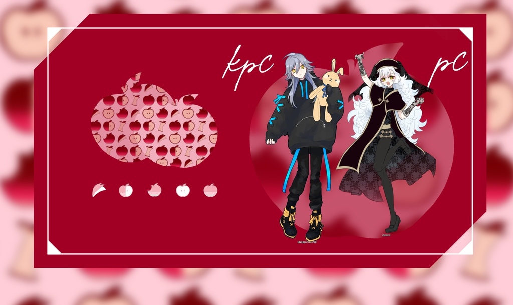 りんごのお部屋【ココフォリア部屋zip】