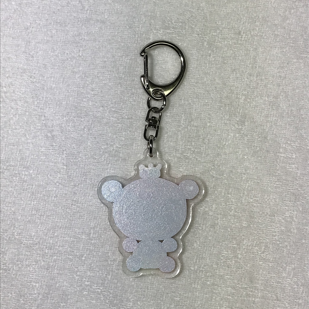 RainbowBeary2AcrylicKeyHolder