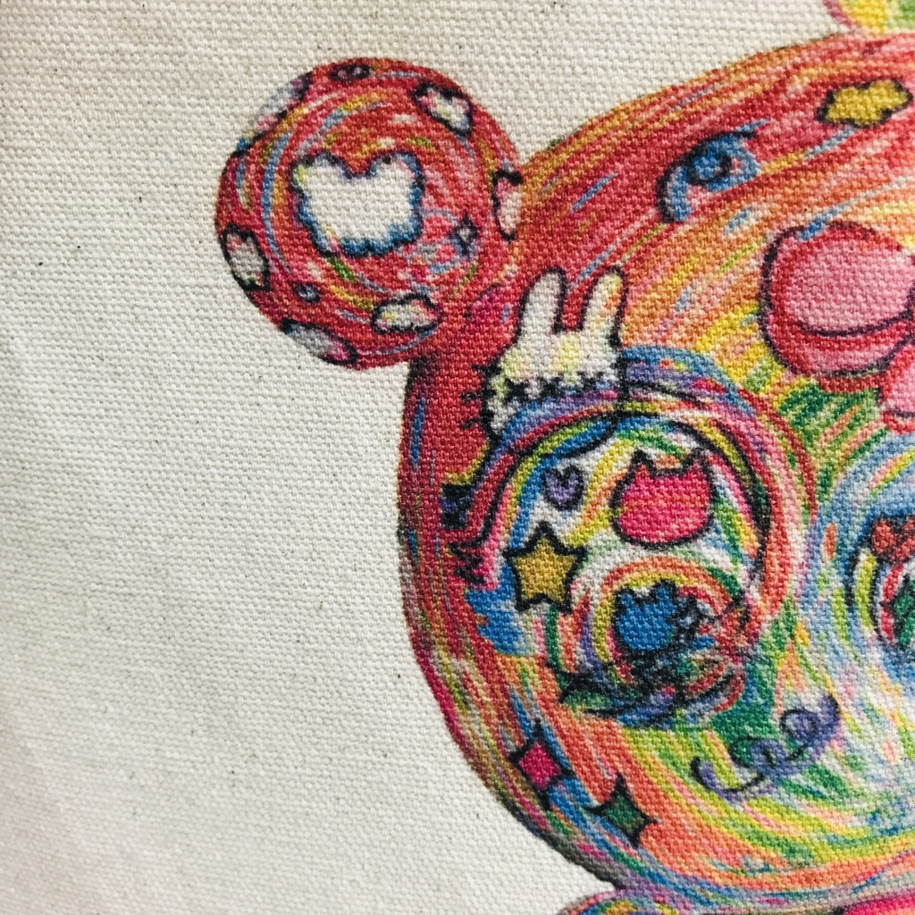 RainbowBeary2ToteBag