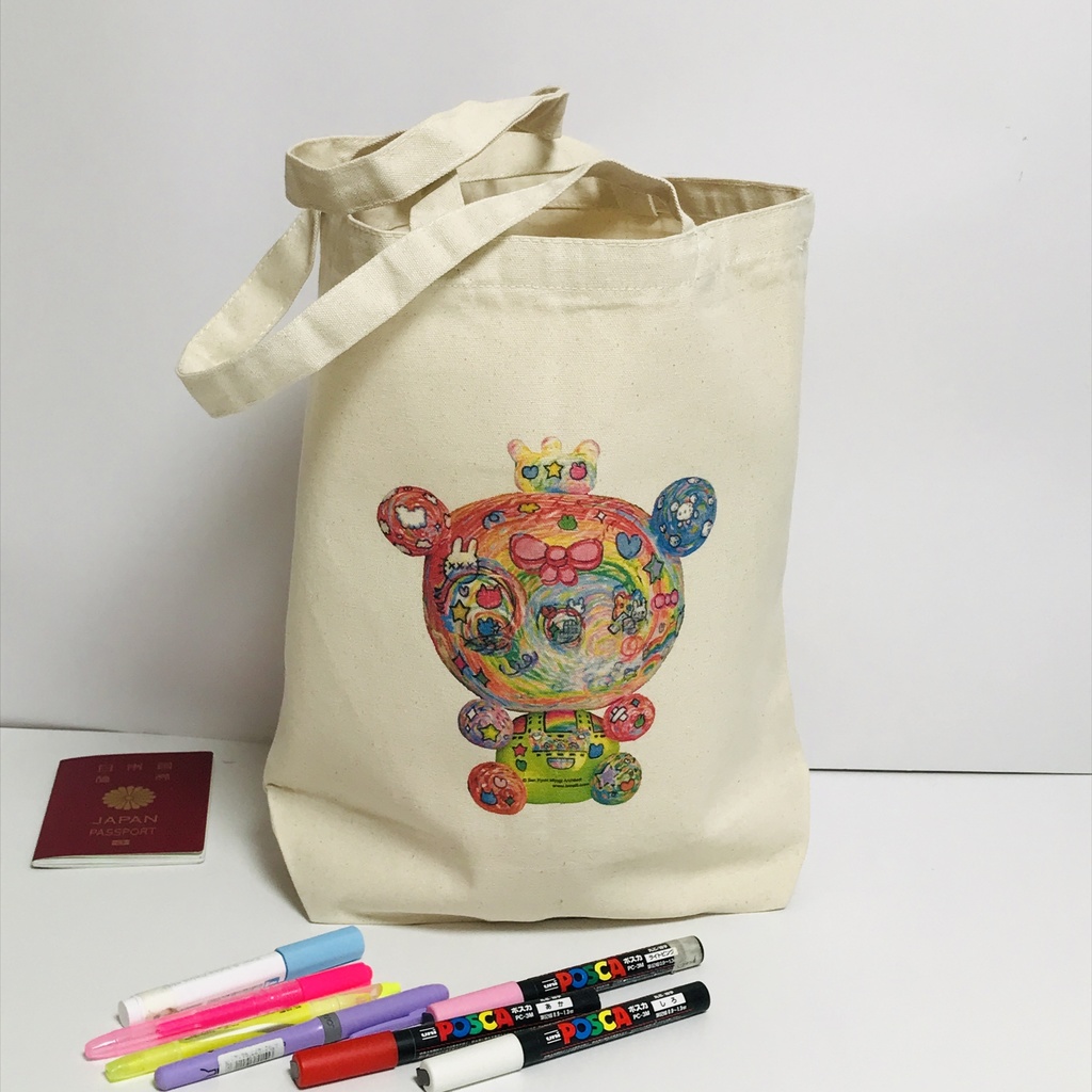 RainbowBeary2ToteBag