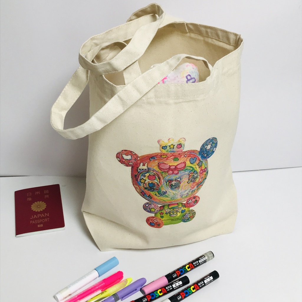 RainbowBeary2ToteBag