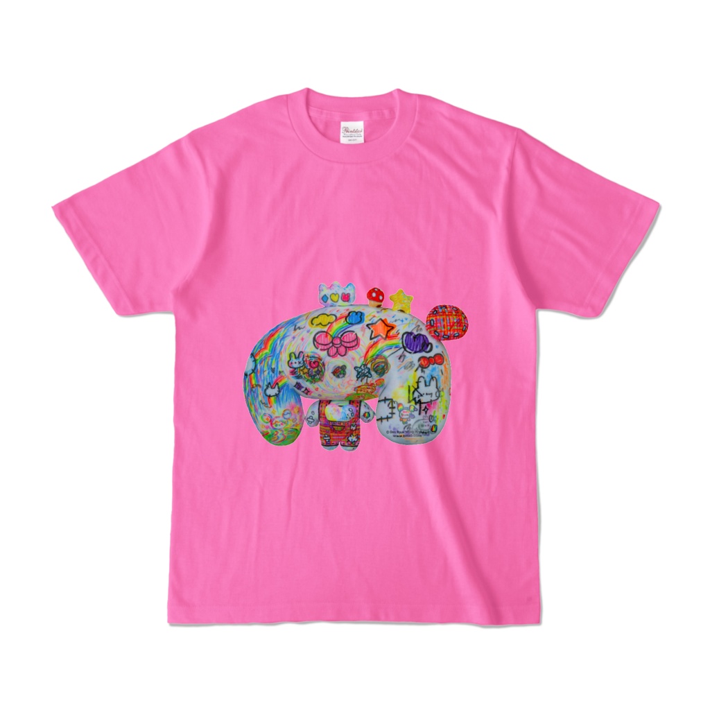 BearyRabbit2TshirtPink